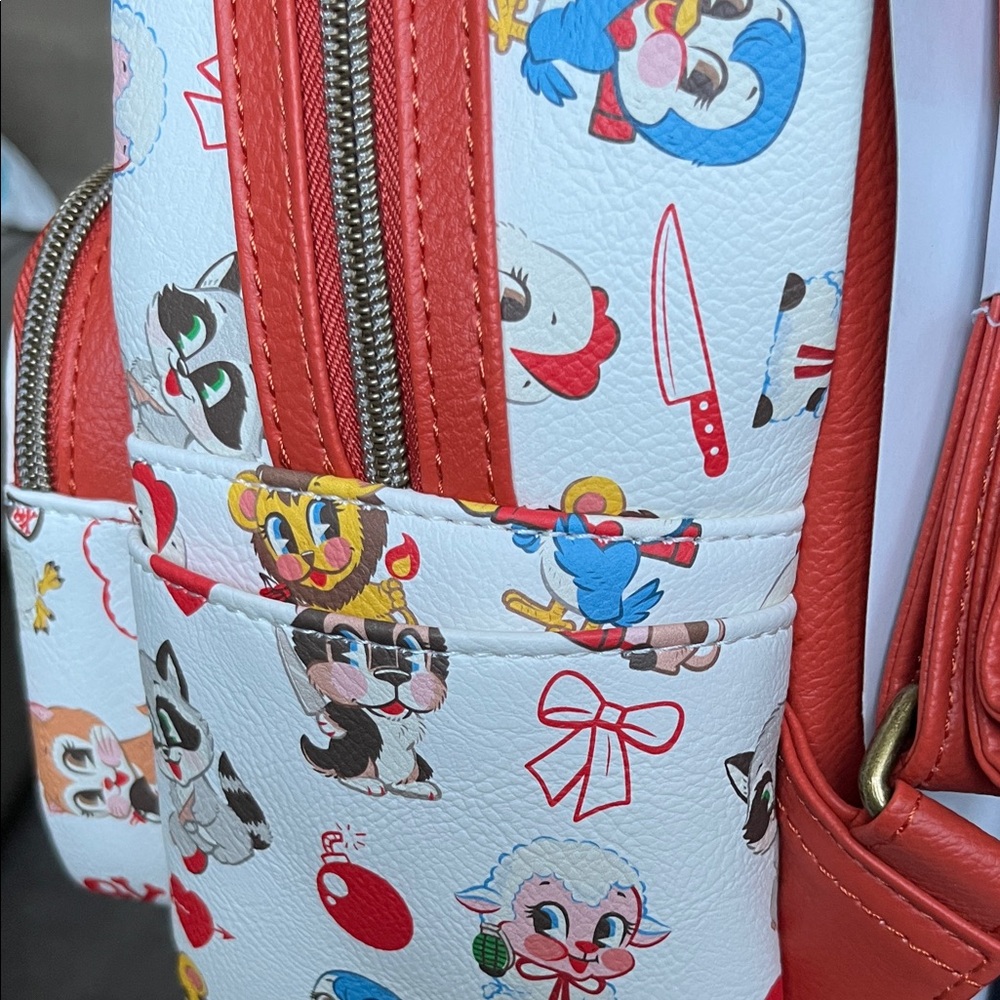 Funko Kids Cartoon Character Backpack - White and Red - Picture 7 of 11